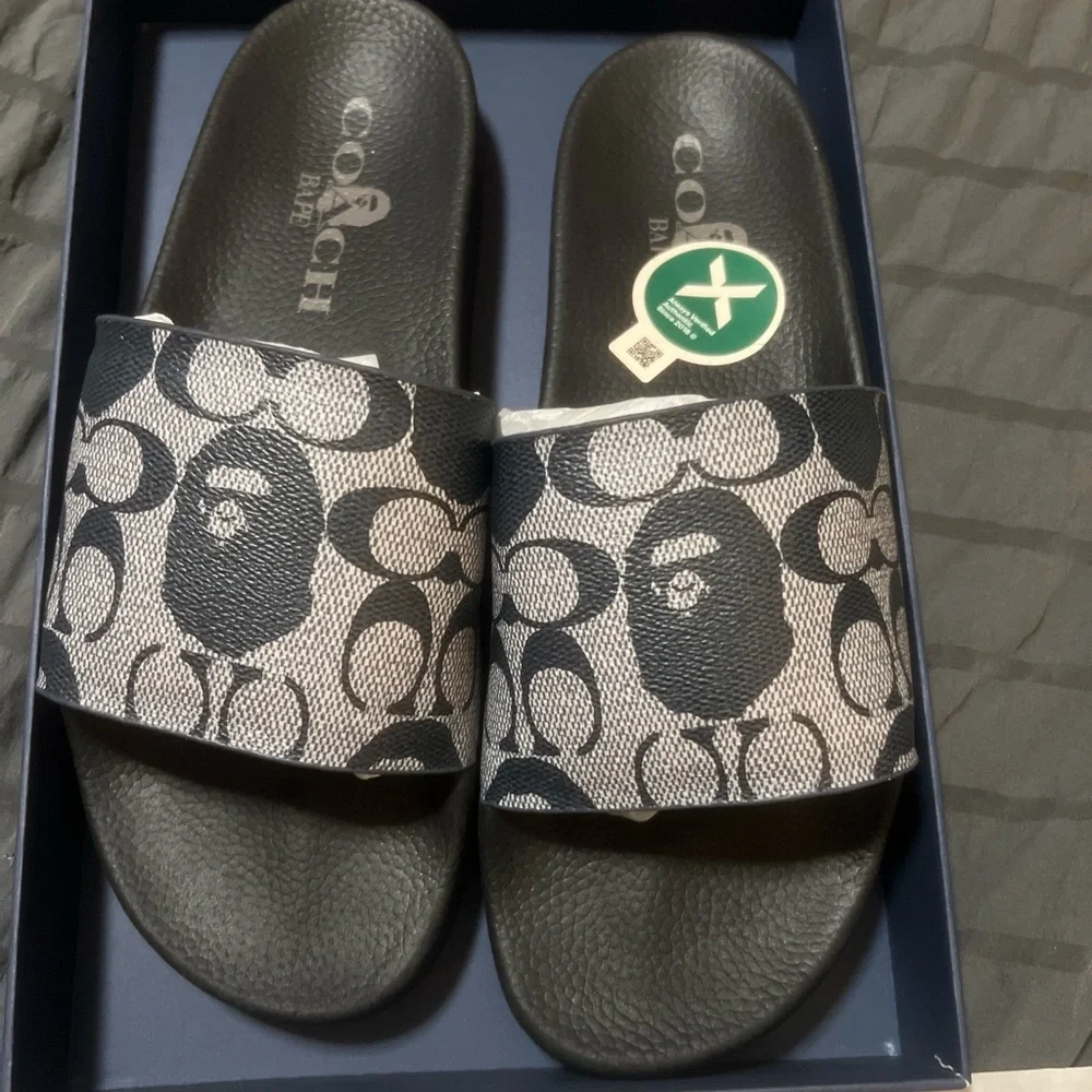 Bape | Shoes | A Bathing Ape Bape X Coach Sandal Slide Size 2